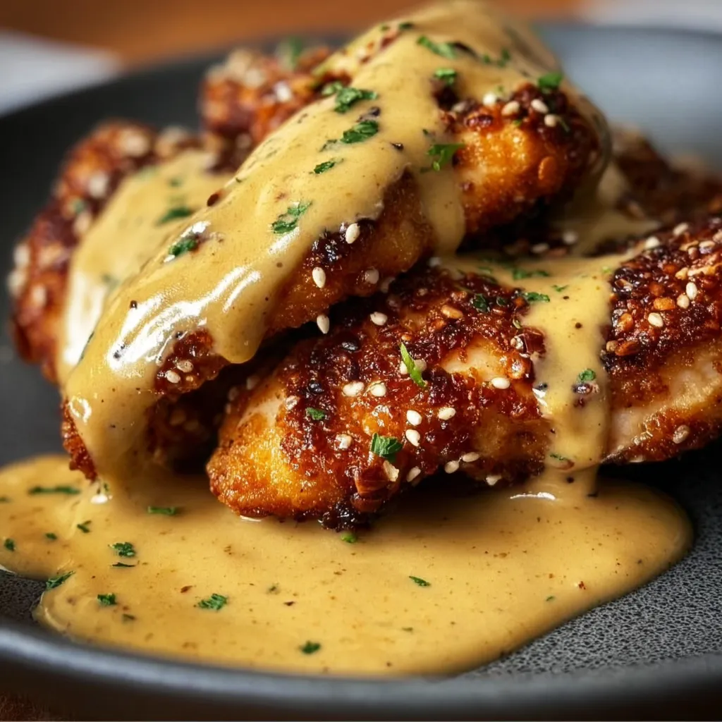 Pretzel Chicken with Mustard-Cheddar Sauce: An Amazing Ultimate Recipe
